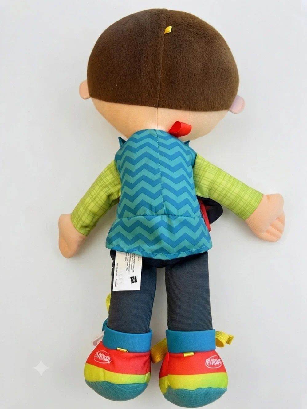 Playskool Dressy Kids Boy Activity Plush 13” Doll - Interactive Learning